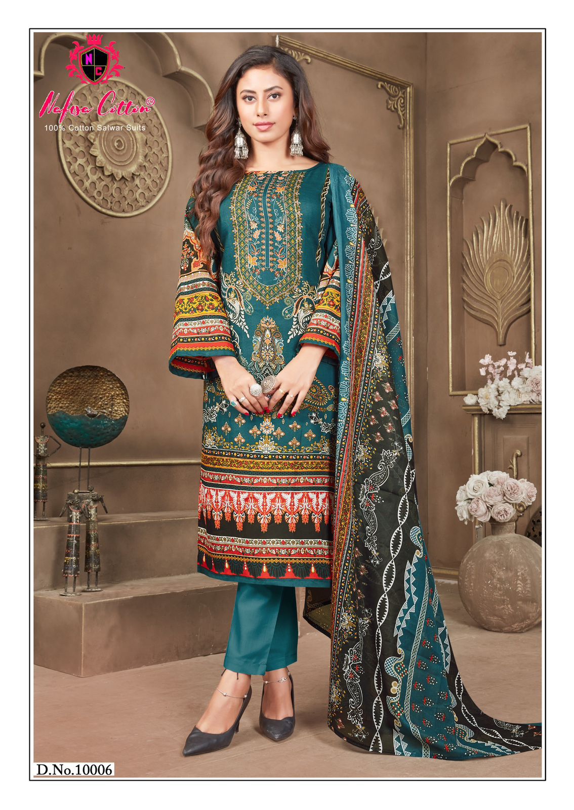 Safina Vol 10 By Nafisa Cotton Printed Pakistani Dress Material Wholesale Price In Surat
